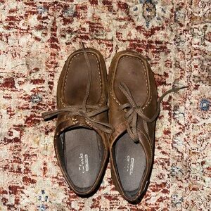 CLARKS PADMORE WALLABEE MOC SHOES / size 7